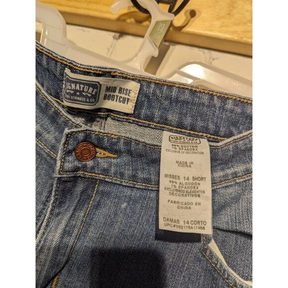 Levi's mid-rise bootcut jeans size 14 short * - Picture 4 of 4